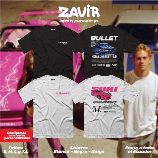 Rápido y Furiosos Camisetas