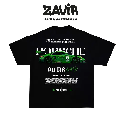 Camiseta Porsche RAWR Green