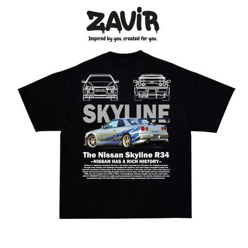 Nissan Skyline R34 Camiseta